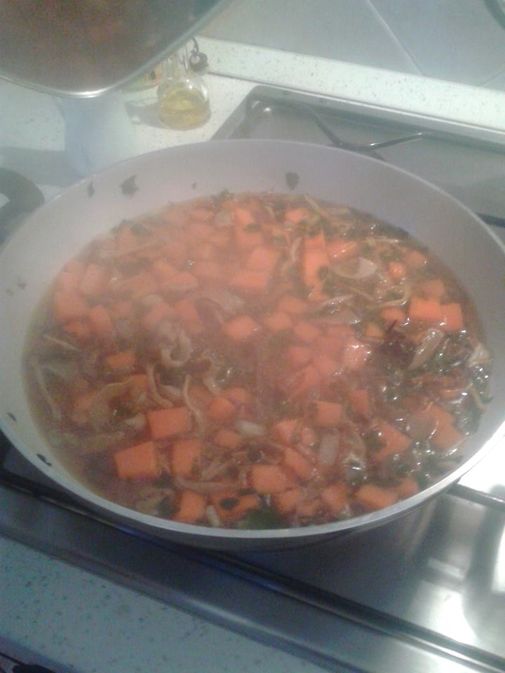 Fusilli zucca e funghi (v)