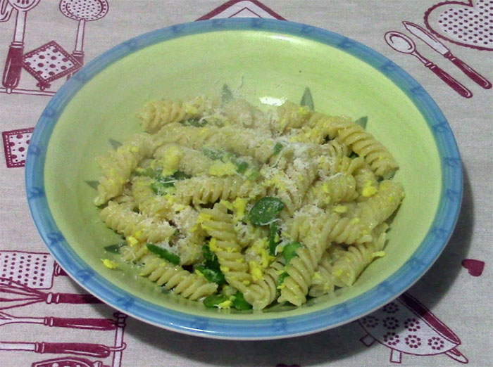 Carbonara vegetariana (v)
